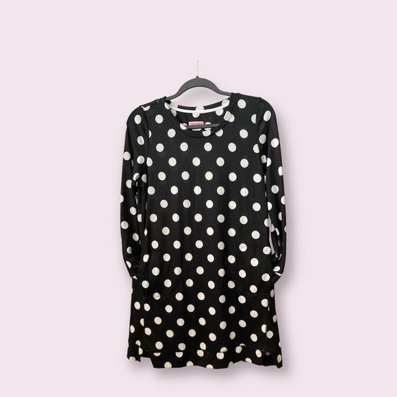 KATE SPADE Polka Dot Black & White Long Sleeves Dress Size Small/Medium BNWT - Picture 1 of 12